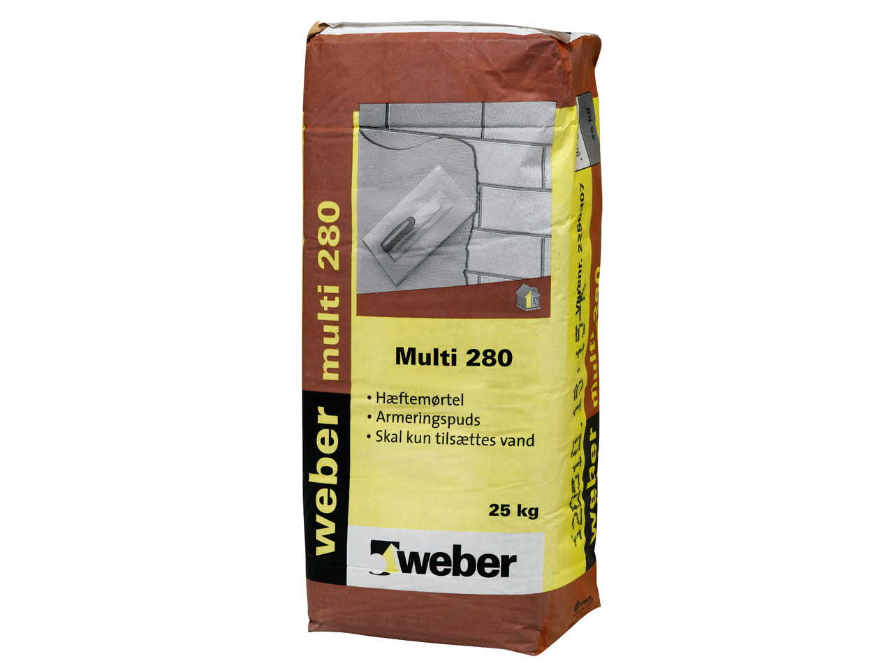 Pudsning af klinker på badeværelse med weber multi 280 hæftemørtel ...